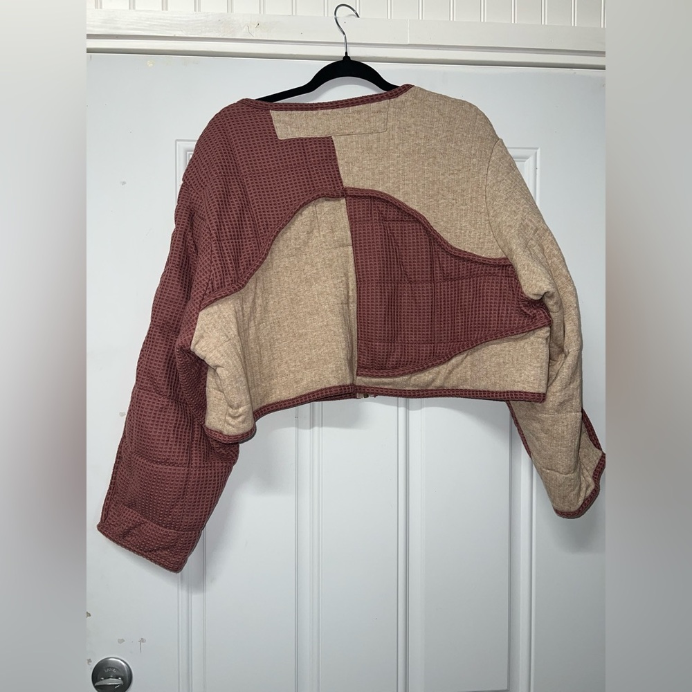 POL cropped quilted mixed media jacket size small 
NWT - Picture 6 of 10